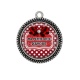 Pendentif Cabochon Argent - ma petite fille d'amour