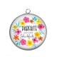 Pendentif Cabochon Argent - parfaite avec plein de jolis défauts