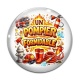Cabochon Verre - un pompier formidable