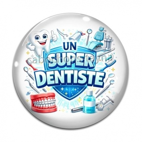 Cabochon Verre - un super dentiste