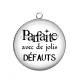 Pendentif Cabochon Argent - parfaite avec  de jolis défauts