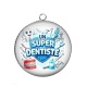 Pendentif Cabochon Argent - un super dentiste