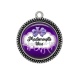 Pendentif Cabochon Argent - mademoiselle têtue