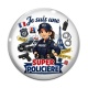Cabochon Verre - je suis une super policière