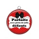 Pendentif Cabochon Argent - parfaite avec plein de jolis défauts