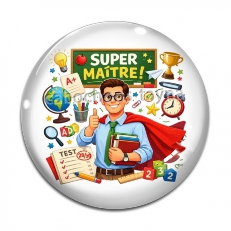 Cabochon Verre - super maître