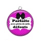 Pendentif Cabochon Argent - parfaite avec plein de jolis défauts
