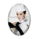 Cabochon Verre Ovale - commande roux