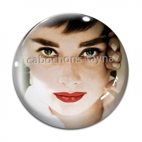 Cabochon Verre - commande roux