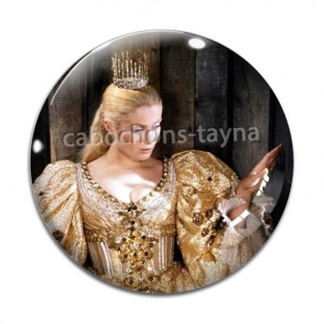 Cabochon Verre - roux