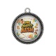 Pendentif Cabochon Argent - une super AESH
