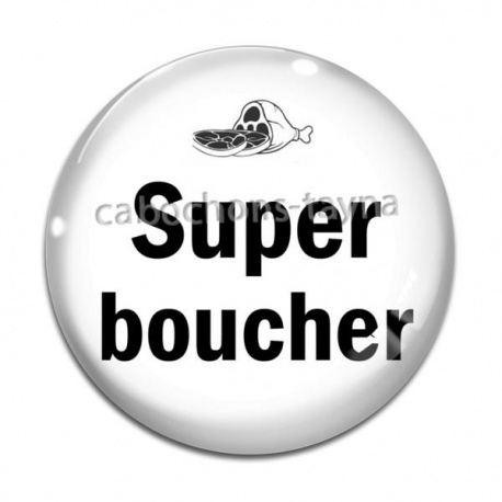 Cabochon Verre - super boucher