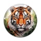 Cabochon Verre - tigre