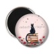 Magnet's - chat coquelicot