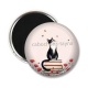 Magnet's - chat coquelicot