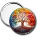 Miroir de poche - arbre de vie