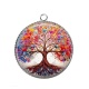 Pendentif Cabochon Argent - arbre de vie