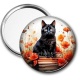 Miroir de poche - chat coquelicot livre