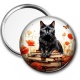Miroir de poche - chat coquelicot livre