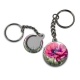 Porte clés - coquelicot fuchsia