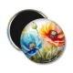 Magnet's - coquelicot multicolore
