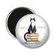 Magnet's - chat pissenlit et livre