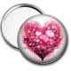 Miroir de poche - coeur