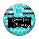 Cabochon Verre - bonne fête mémé