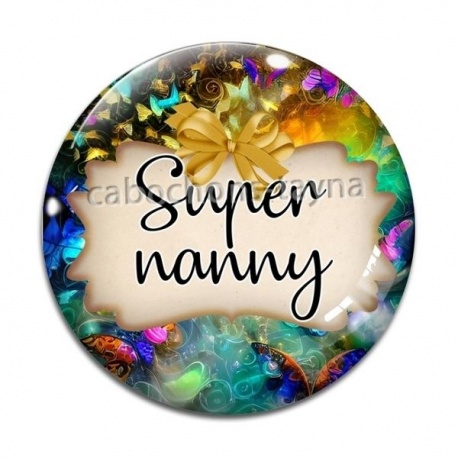 Cabochon Verre - super nanny