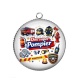 Pendentif Cabochon Argent - une super pompier