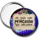 Miroir de poche - je suis une princesse qui déchire