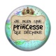 Cabochon Résine - je suis une princesse qui déchire