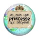 Cabochon Verre - je suis une princesse qui déchire