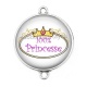Connecteur Cabochon Argent - 100 °/° princesse
