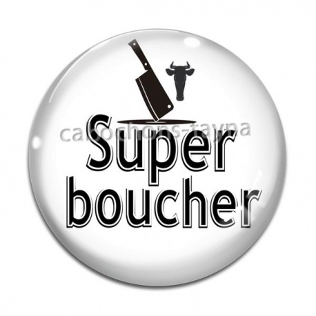 Cabochon Verre - super boucher