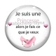 Cabochon Verre - je suis une princesse alors je fais se que je veux