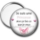Miroir de poche - je suis une princesse alors je fais se que je veux