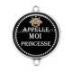 Connecteur Cabochon Argent - appelle moi princesse