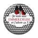 Cabochon Résine - je suis une emmerdeuse et j'adore ça