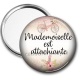 Miroir de poche - mademoiselle est attachiante