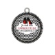 Pendentif Cabochon Argent - je suis une emmerdeuse et j'adore ça