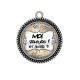 Pendentif Cabochon Argent - moi raleuse et alors