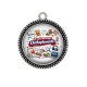 Pendentif Cabochon Argent - je suis une super orthophoniste