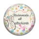 Cabochon Verre - mademoiselle est attachiante