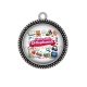 Pendentif Cabochon Argent - une formidable orthophoniste