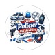 un policier qui déchire