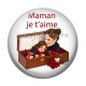 Cabochon Résine - maman je t'aime