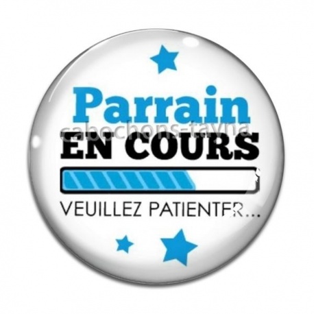 Cabochon Verre - parrain en cours 