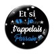 Cabochon Verre - et si je t'appelais parrain