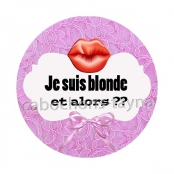 je suis blonde et alors